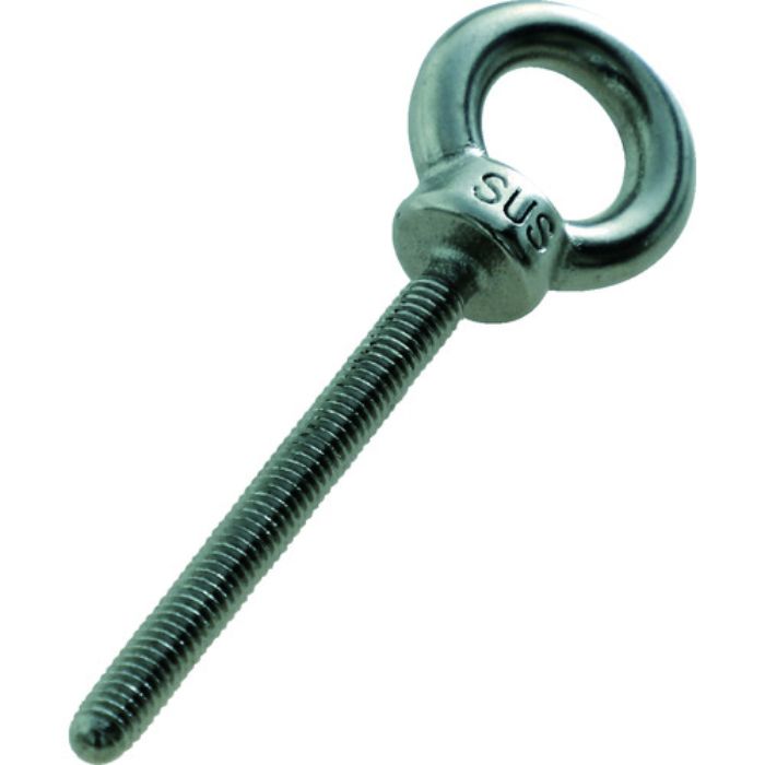 TRUSCO ステンレスつば付きロングアイボルト鋳造製 M5 (1個=1袋)(Tcode:2081029)