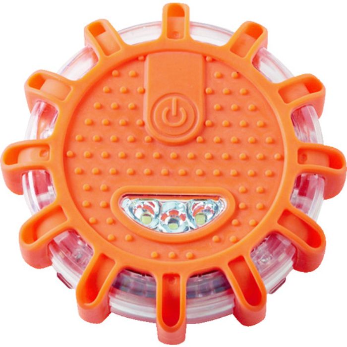 TRUSCO 電池式LED警告灯 赤色(Tcode:1144964)