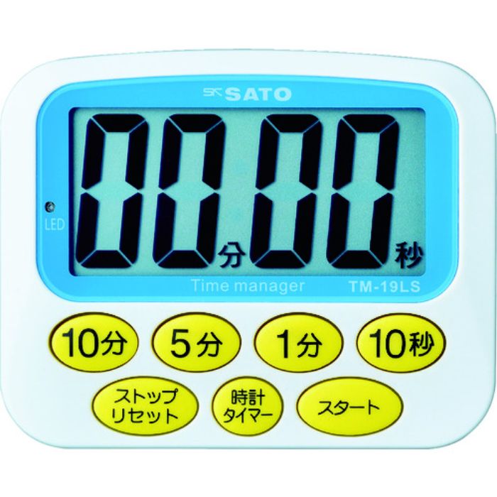 佐藤 デカタイマー TM-19LS (1709-02)(Tcode:8202931)