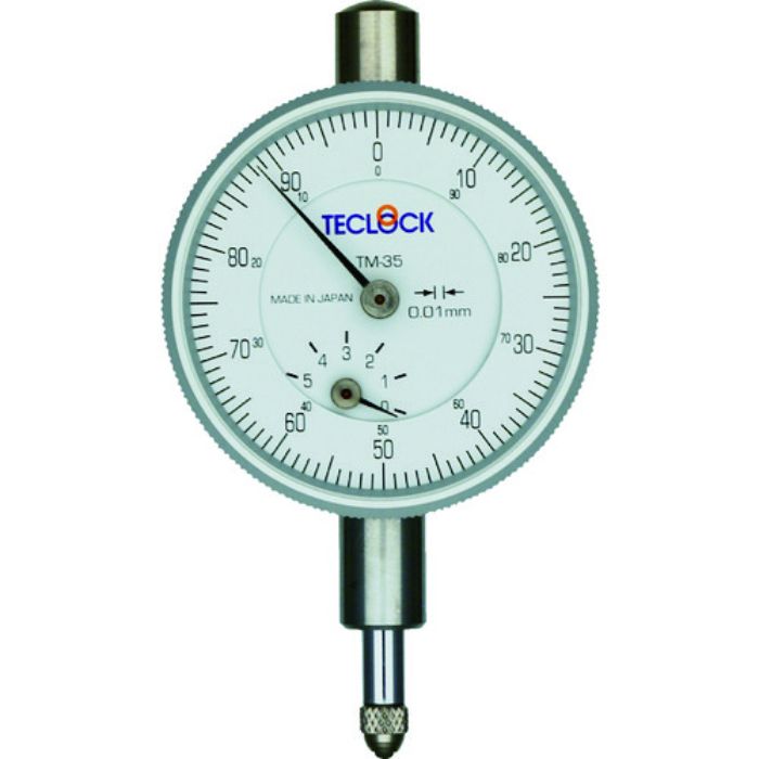 テクロック 小型ダイヤルゲージ 測定範囲0〜5mm(Tcode:1028260)