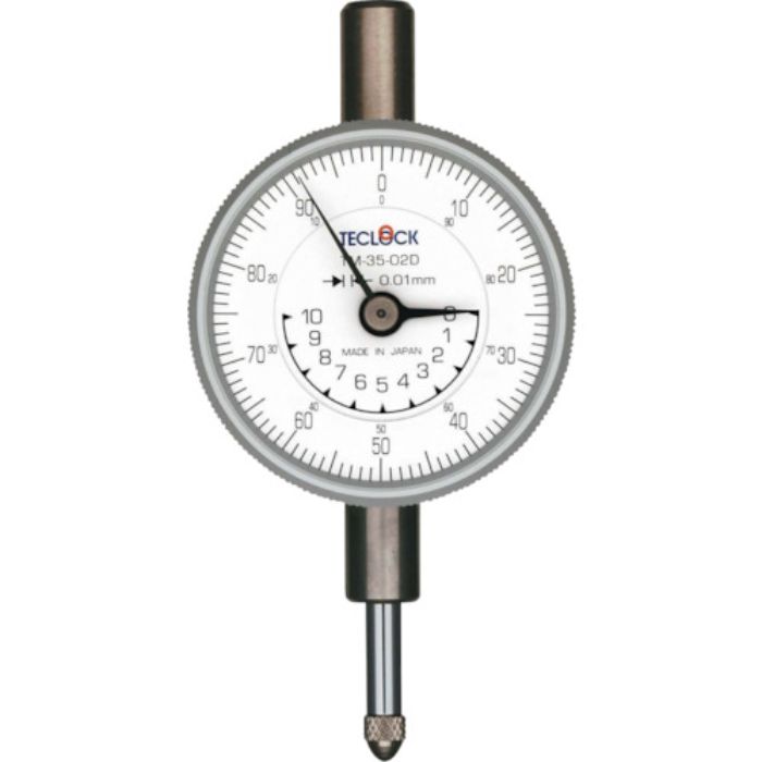 テクロック 小型ダイヤルゲージ 測定範囲0〜10mm(Tcode:1028278)