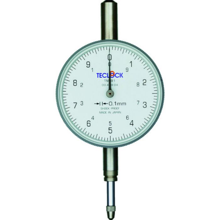 テクロック ダイヤルゲージ 測定範囲0〜10mm(Tcode:2960524)
