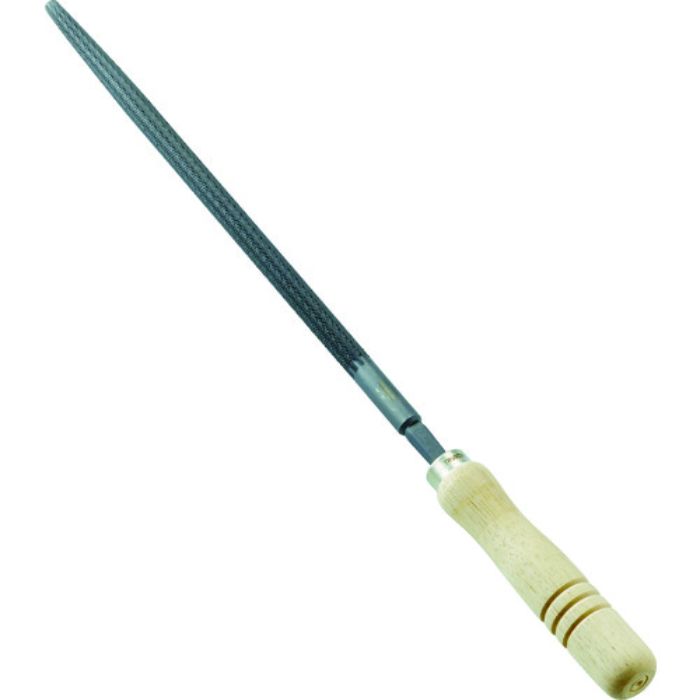 TRUSCO 鉄工用ヤスリ 木柄付 丸 中目 刃長300(Tcode:1026238)