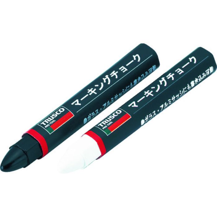 TRUSCO マーキングチョーク 黒 3本入(Tcode:2533383)