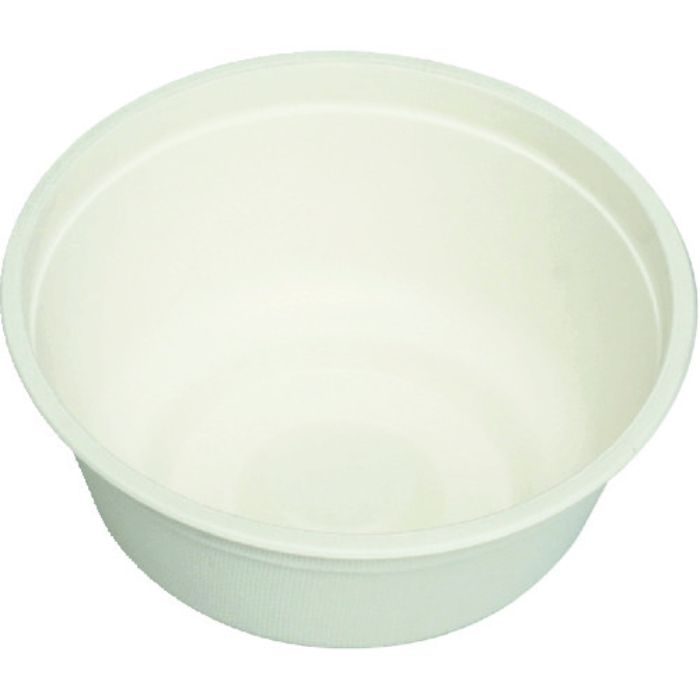 TRUSCO モールドどんぶり丸 無地 Lサイズ 165X×75 50枚入(Tcode:1612561)