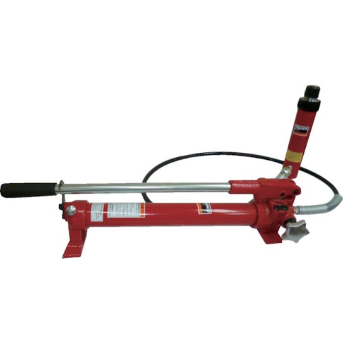 TRUSCO ポンプ式油圧ジャッキセット ストローク100MMタイプ(Tcode:5574715)