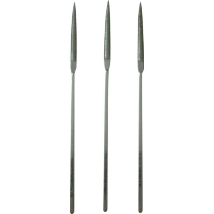 TRUSCO ダイヤモンドニードルヤスリ 半丸 3本組セット(Tcode:3289273)