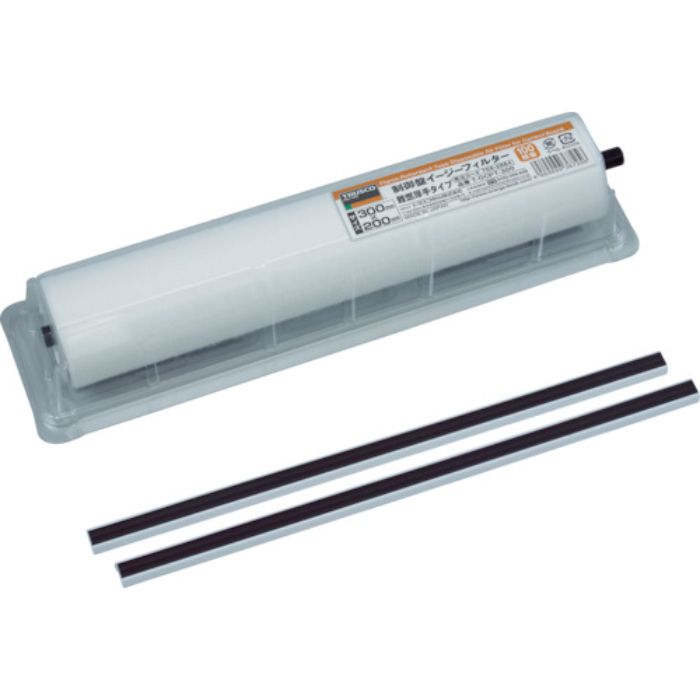 TRUSCO 制御盤イージーフィルター 難燃厚手タイプ 150X200 50枚分 1本(Tcode:7592825)