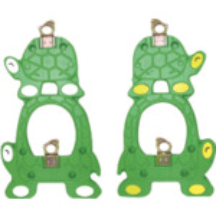 ANZEN 単管バリケード トータス君 グリーン(簡単クランプ付)(Tcode:4367177)