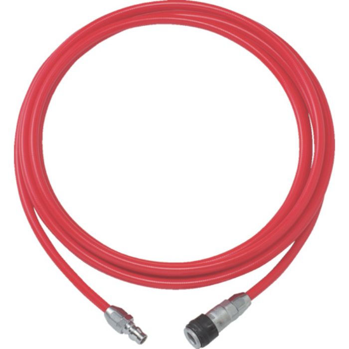 TRUSCO エアブレードホース ウレタンブレードチューブ 6.5×10 10m カップリング付(Tcode:1043102)