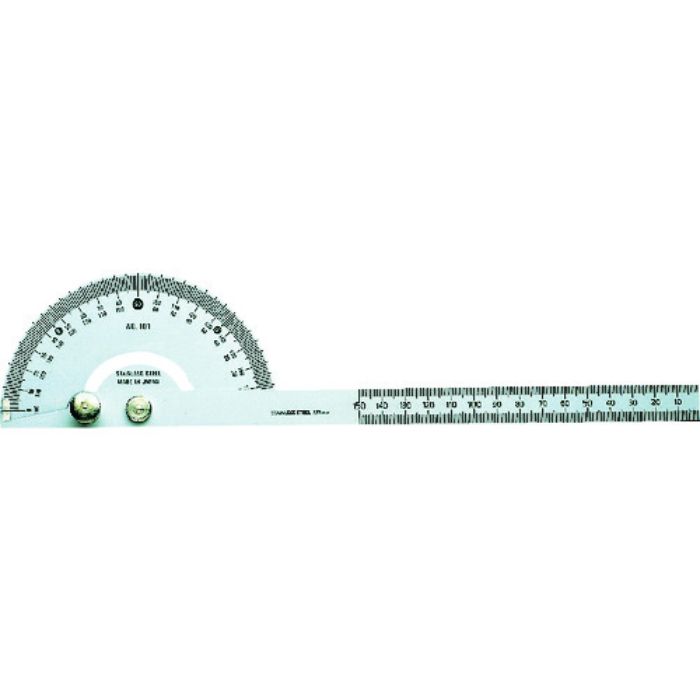 TRUSCO プロトラクター シルバー仕上げ 竿全長304mm(Tcode:2297159)