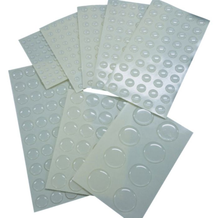 TRUSCO ウレタンクッションシール 16mm丸型 1シート50個(Tcode:7645023)