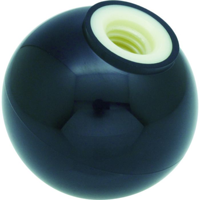 TRUSCO 樹脂製握り玉 金具なし黒 20XM5mm (20個入)