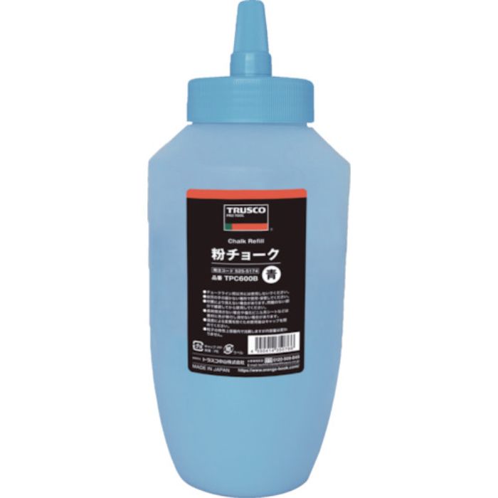 TRUSCO 粉チョーク 青(Tcode:5255174)