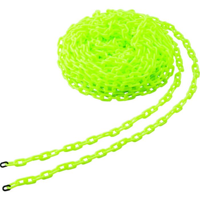 TRUSCO プラチェーン 6MX30M 蛍光イエロー(Tcode:4089791)