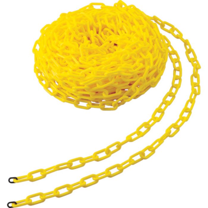 TRUSCO プラチェーン 8MMX30M 黄(Tcode:4089812)