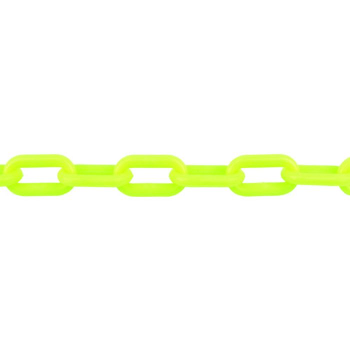 TRUSCO プラチェーン 蛍光イエロー 6MMX2M(Tcode:4888642)