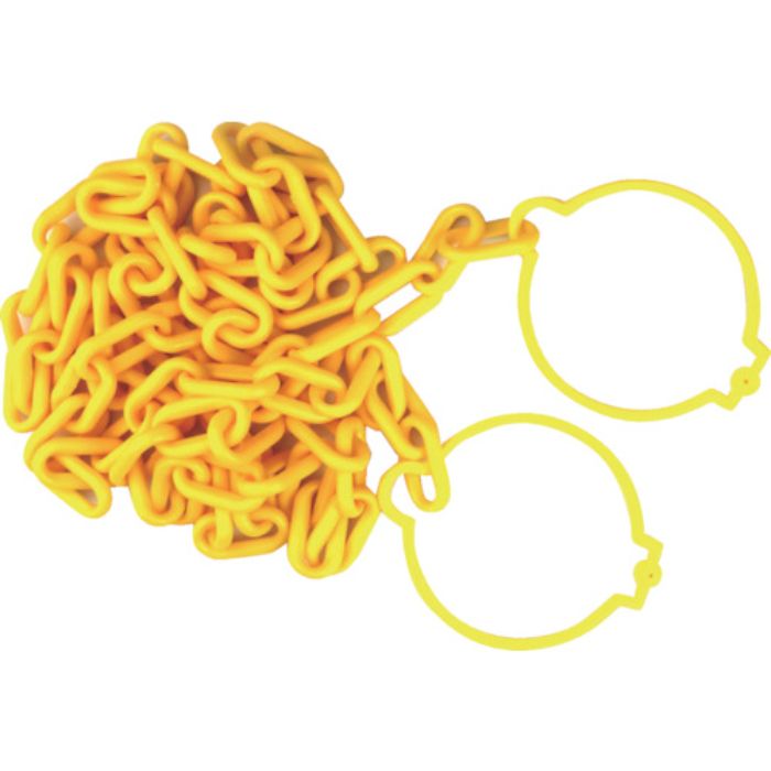 TRUSCO プラチェーン(コーンリング付) 黄 6MMX2M(Tcode:2493862)