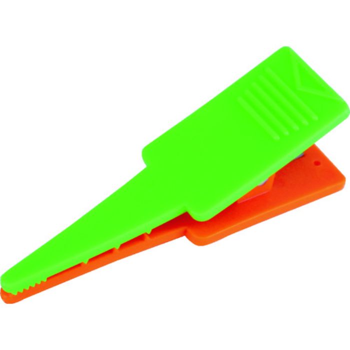 TRUSCO ロッドクリップ 緑/オレンジ 4個入(Tcode:8564340)