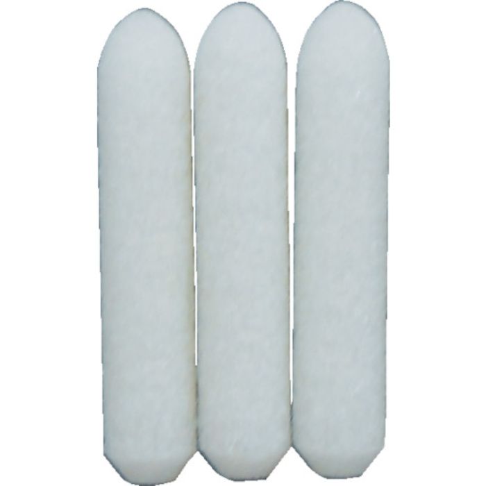 TRUSCO 工業用ペイントマーカー油性中字 替芯 (3本入)(Tcode:8563401)