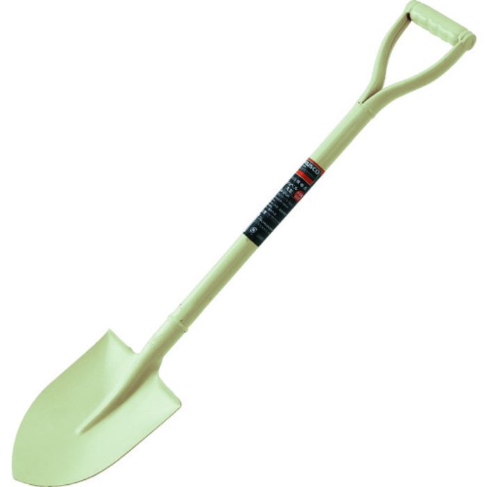 TRUSCO パイプ柄ミニショベル 丸形 全長815mm(Tcode:3272788)