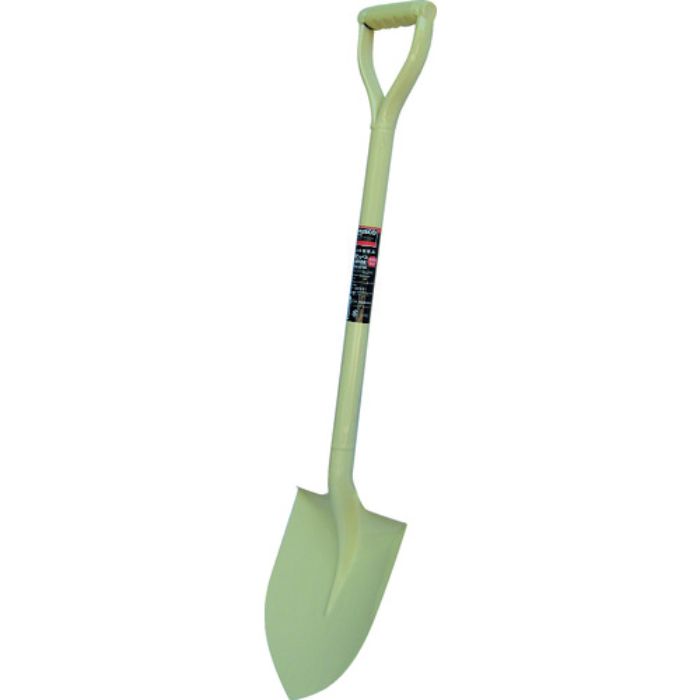 TRUSCO パイプ柄ショベル 丸形 全長970mm(Tcode:2549352)