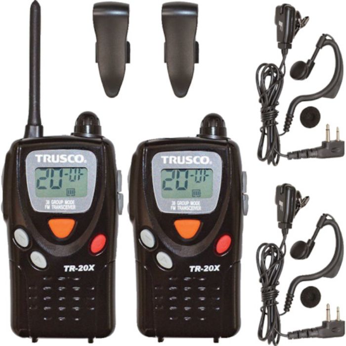 TRUSCO 特定小電力トランシーバー 2台セット(Tcode:3820197)