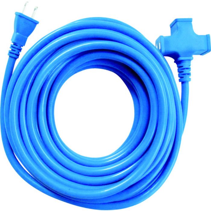 スターライト 3個口超ソフト延長コード ブルー(Tcode:7554320)