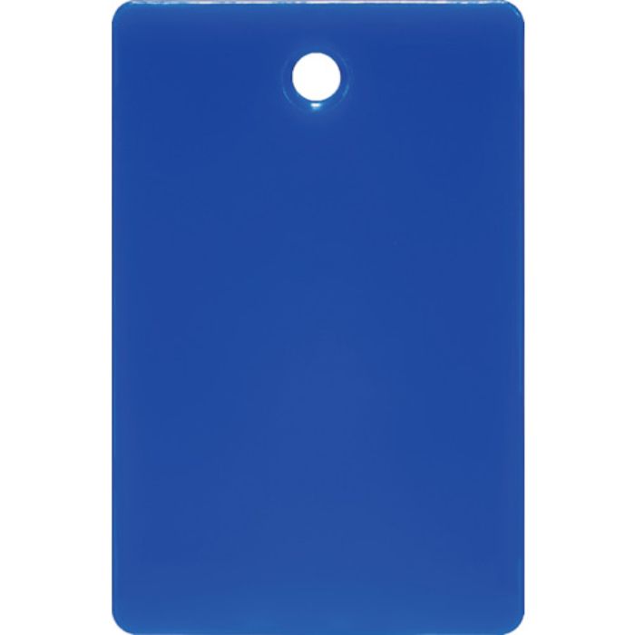 TRUSCO スチロール番号札 無地 長方形 大 57X38mm 5枚入 青(Tcode:3632394)