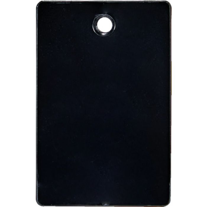 TRUSCO スチロール番号札 無地 長方形 大 57X38mm 5枚入 黒(Tcode:3632396)