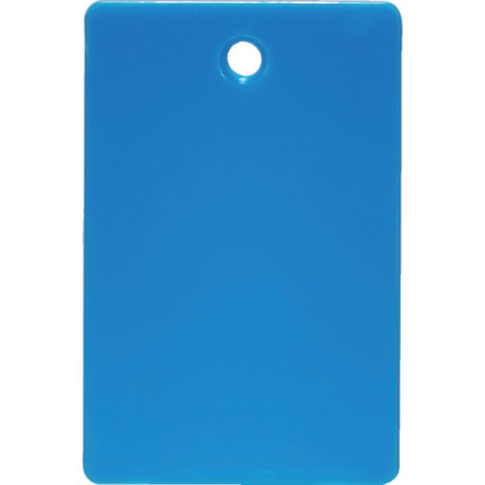 TRUSCO スチロール番号札 無地 長方形 大 57X38mm 5枚入 空色(Tcode:3632395)