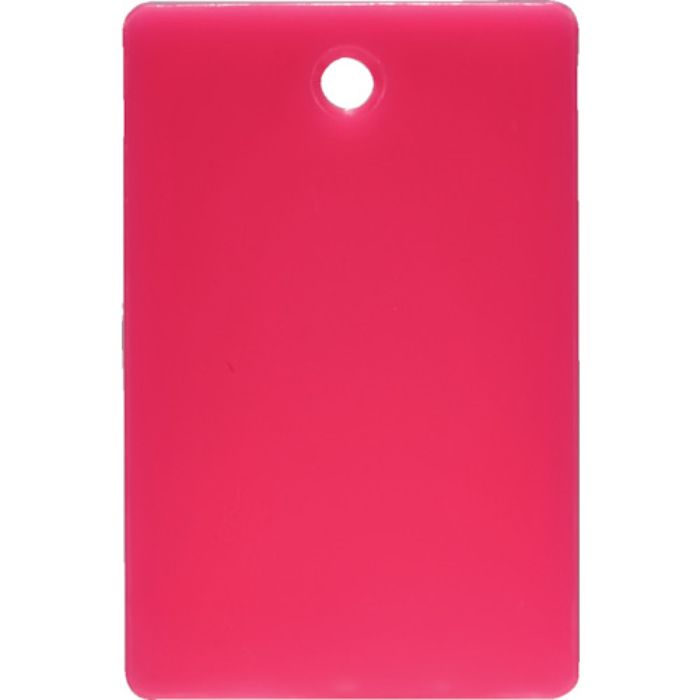 TRUSCO スチロール番号札 無地 長方形 大 57X38mm 5枚入 ピンク(Tcode:3632400)