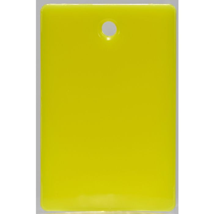 TRUSCO スチロール番号札 無地 長方形 大 57X38mm 5枚入 黄色(Tcode:3632402)