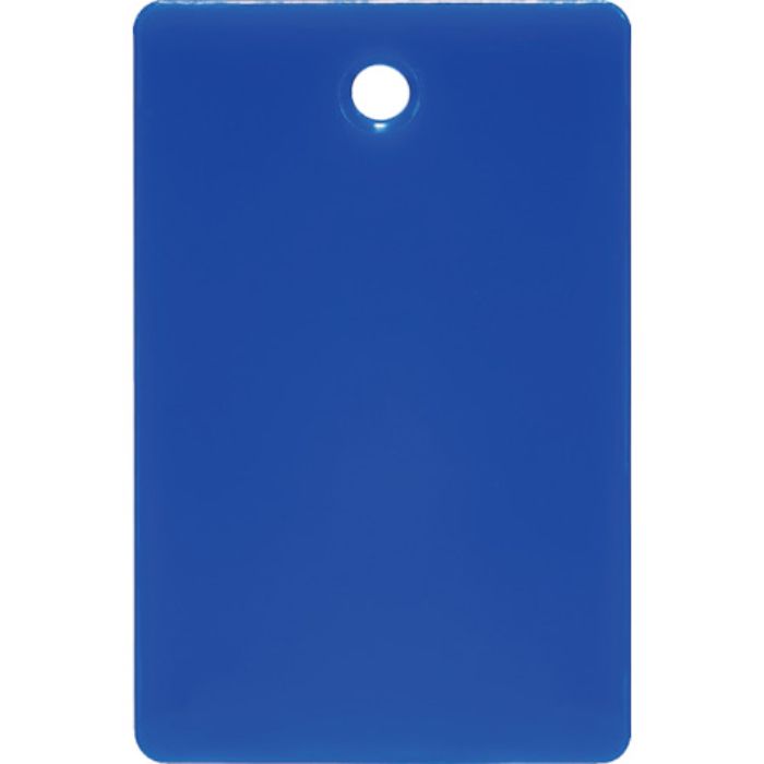 TRUSCO スチロール番号札 無地 長方形 小 45X30mm 5枚入 青(Tcode:3632413)