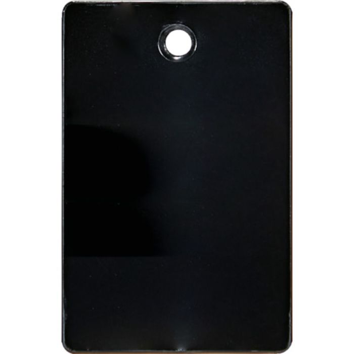 TRUSCO スチロール番号札 無地 長方形 小 45X30mm 5枚入 黒(Tcode:3632411)