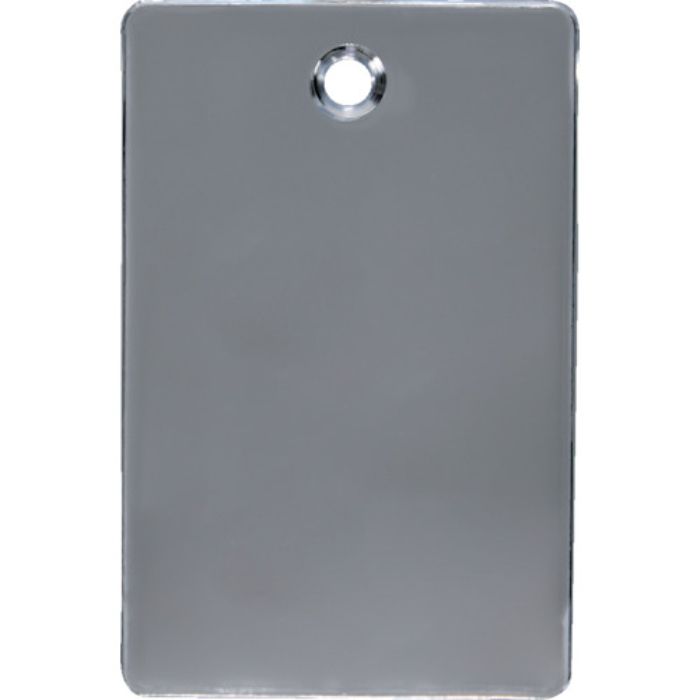 TRUSCO スチロール番号札 無地 長方形 小 45X30mm 5枚入 クリア(Tcode:3632410)