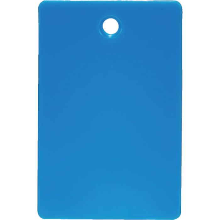 TRUSCO スチロール番号札 無地 長方形 小 45X30mm 5枚入 空色(Tcode:3632405)