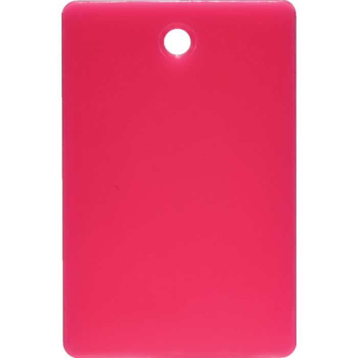 TRUSCO スチロール番号札 無地 長方形 小 45X30mm 5枚入 ピンク(Tcode:3632408)