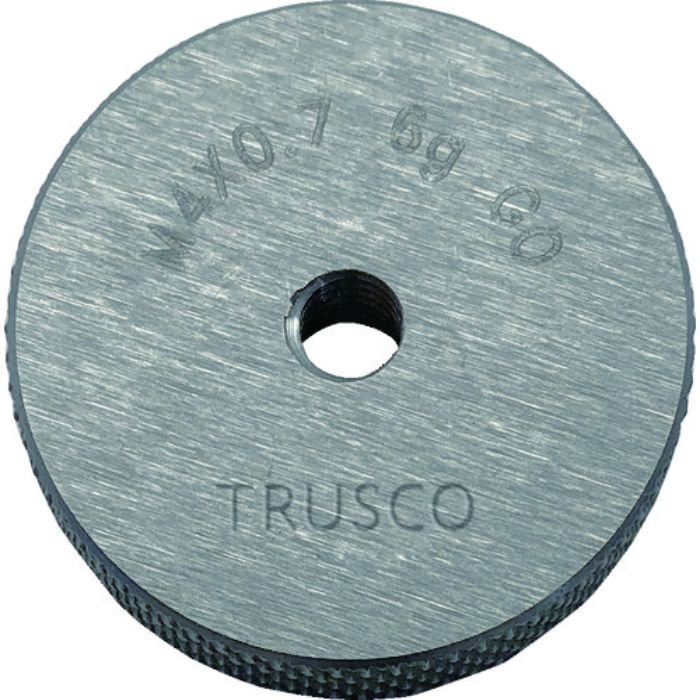 TRUSCO ねじ用リングゲージ 通り 6g M2×0.4(Tcode:2077255)