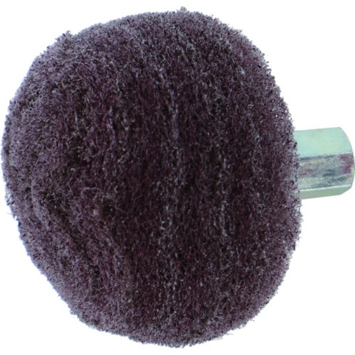 TRUSCO 曲面軸付ナイロンホイール Φ50 #120(5個入)(Tcode:2072329)