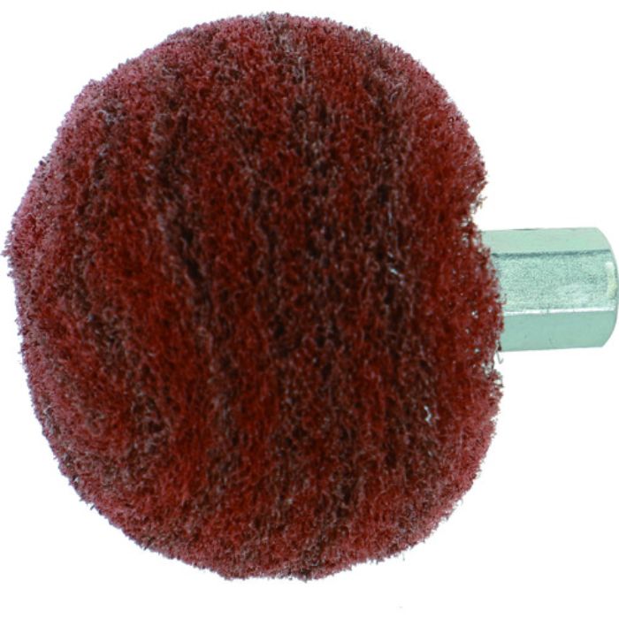 TRUSCO 曲面軸付ナイロンホイール Φ50 #240(1個入)(Tcode:2072332)