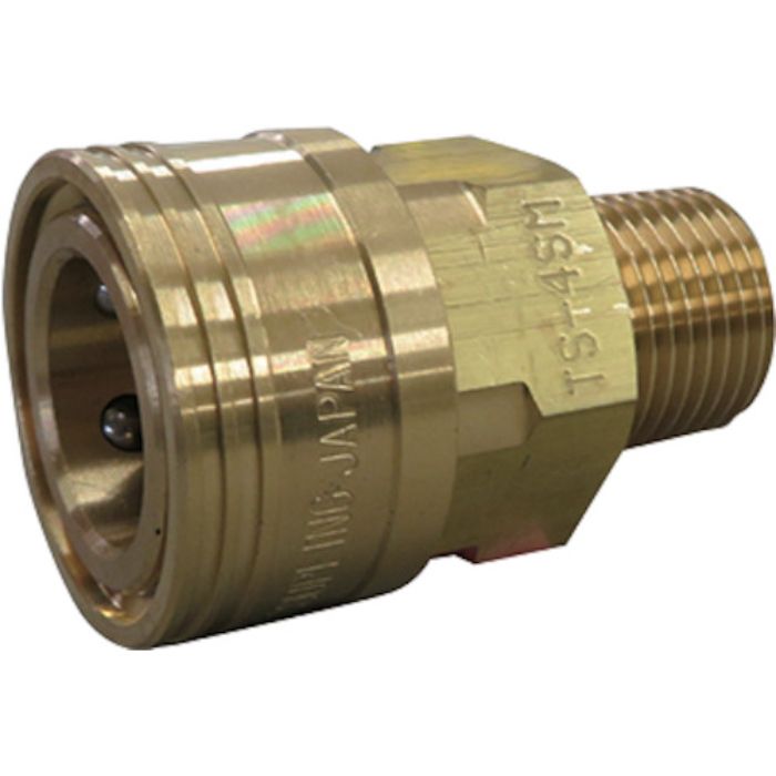 フローバル 両路開放型クイックカップリング TS-3SM(BSBM)(Tcode:3530033)