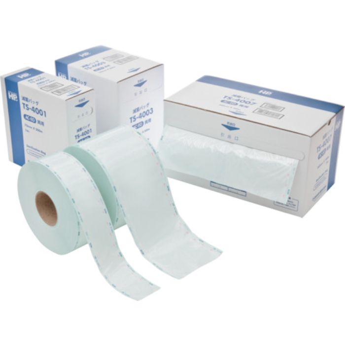 日油技研 滅菌バッグ オートクレーブ 滅菌/EOガス滅菌 両用バッグ ロールタイプ TS-4004(Tcode:4667459)