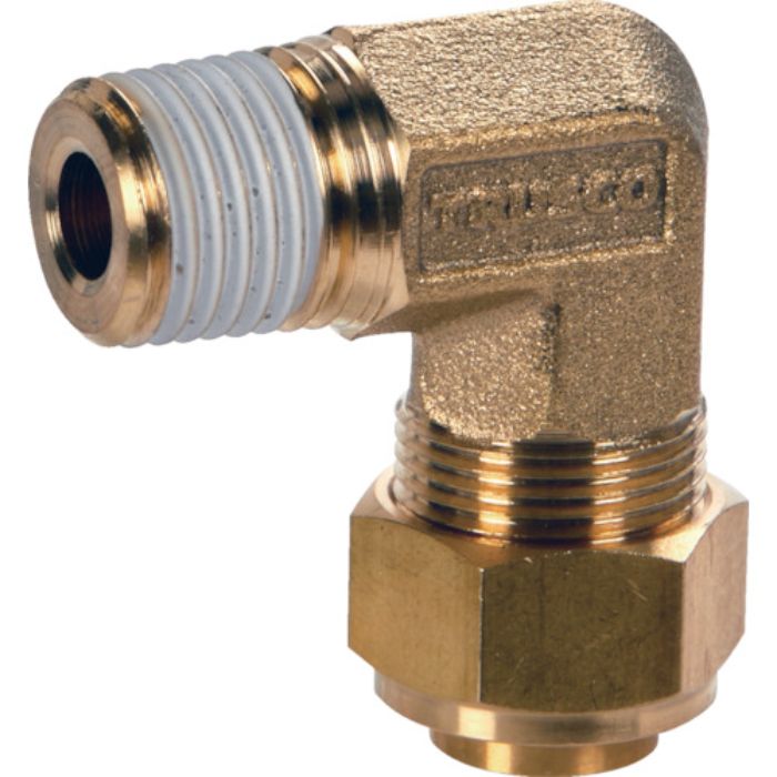 TRUSCO クイックシール継手 エルボ φ6X4 呼びR1/4(Tcode:3589280)