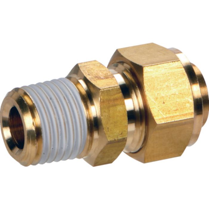 TRUSCO クイックシール継手 コネクタ φ8X6 呼びR3/8(Tcode:3589258)