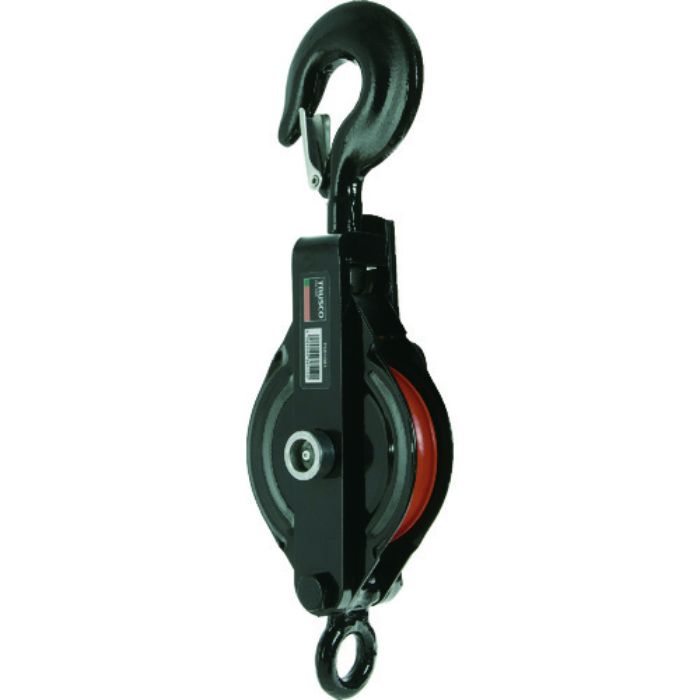 TRUSCO 強力型滑車一車スナッチ フック型100mm(Tcode:1948942)