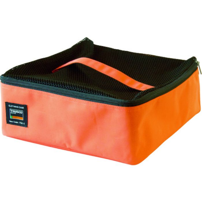 TRUSCO トラベル収納ケース シャツ4枚用 ネクタイ4本用 オレンジ(Tcode:8688243)