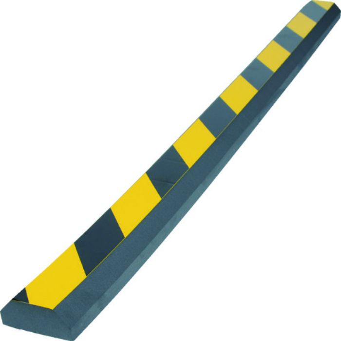 TRUSCO セーフティクッション 山型 1本入 幅70 長さ900 黄黒(Tcode:8191413)