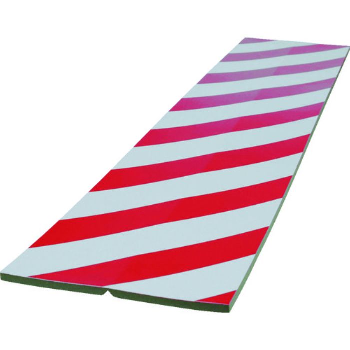 TRUSCO セーフティクッション コーナー用 幅200 長さ910 赤/白(Tcode:2068495)