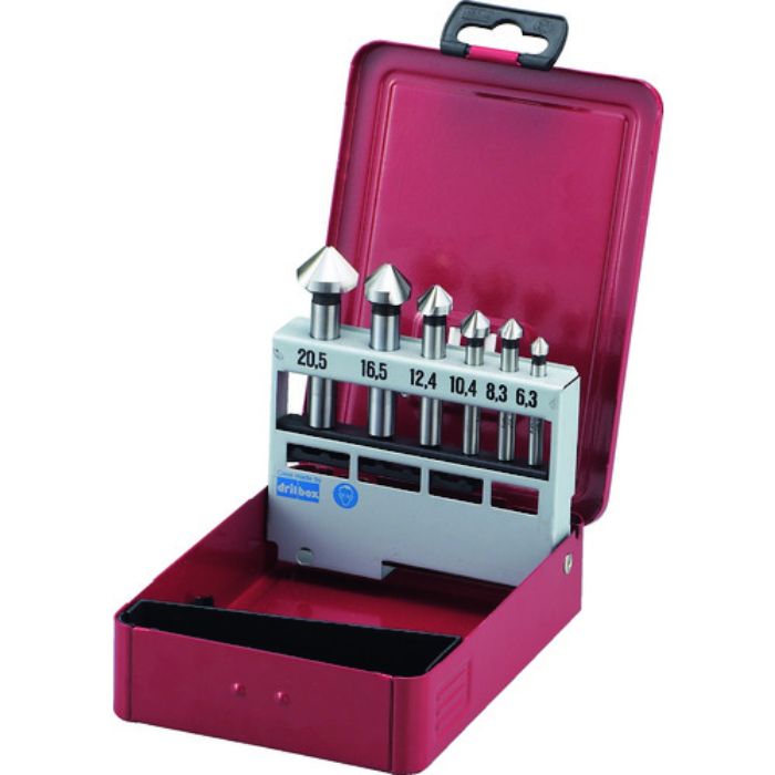 TRUSCO カウンターシンクセット コバルトハイス 6本組(Tcode:3020657)